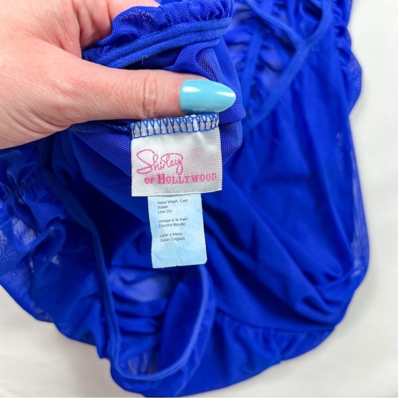 Y2K Shirley Of Hollywood Mesh Slip Dress - Picture 4 of 8